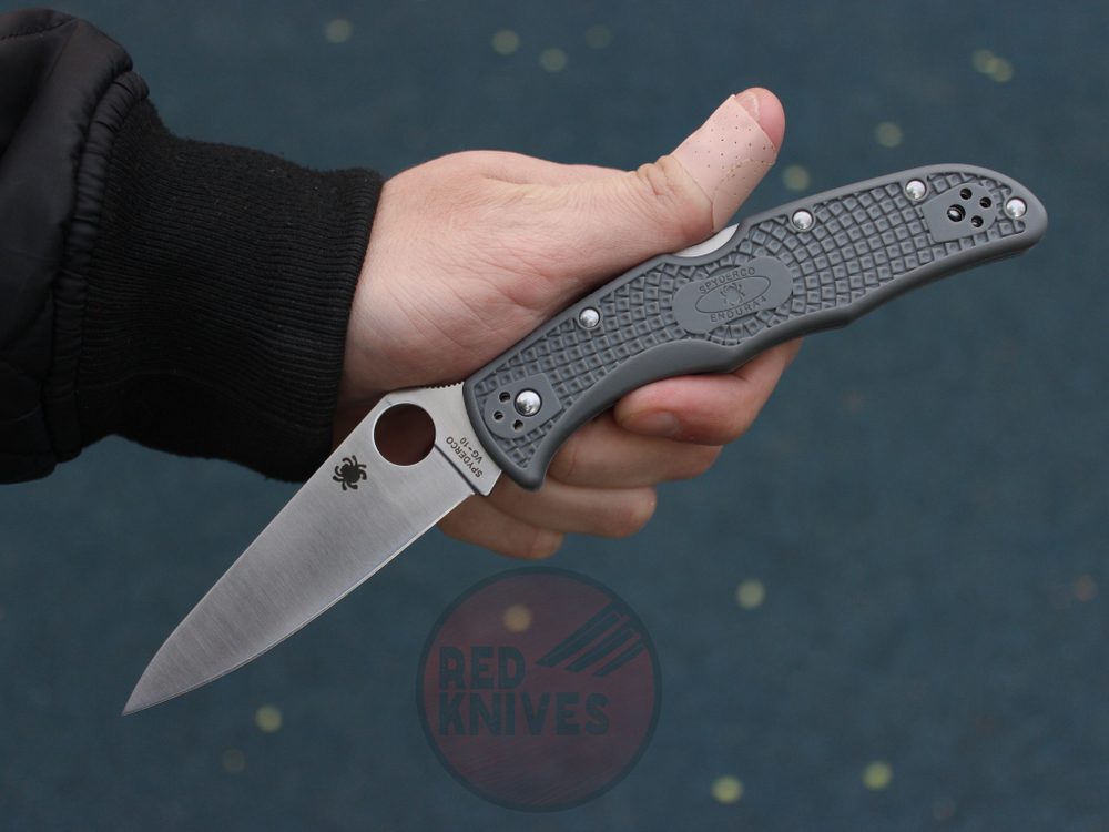 Нож Spyderco Endura Gray FG (версия 2024г.) C10FPGY
