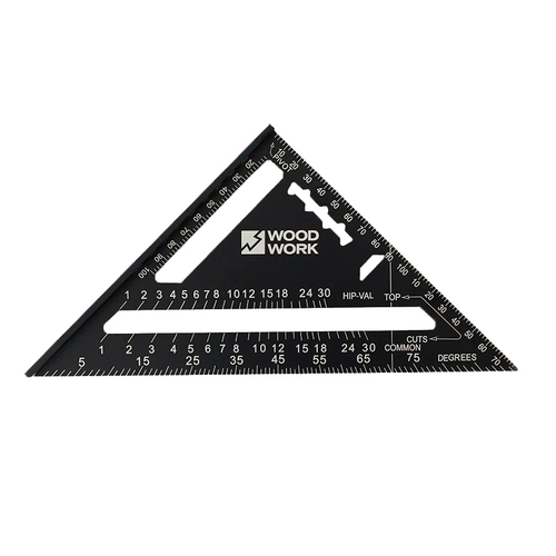 Угольник плотницкий алюминиевый метрический Woodwork CTR-170