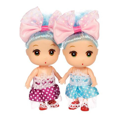 Игрушечный дом для куклы с мебелью и фигурками коробка 666-220A