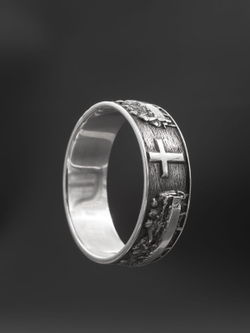 Кольцо «Тайная вечеря» Леонардо да Винчи из серебра