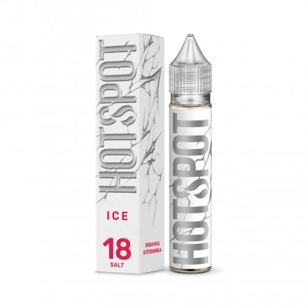 Купить Жидкость Hotspot Ice Salt - Жвачка Ледяная Клубника 30 мл