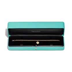 Браслет из жёлтого золота 18k💖Tiffany, Heart tag bracelet.