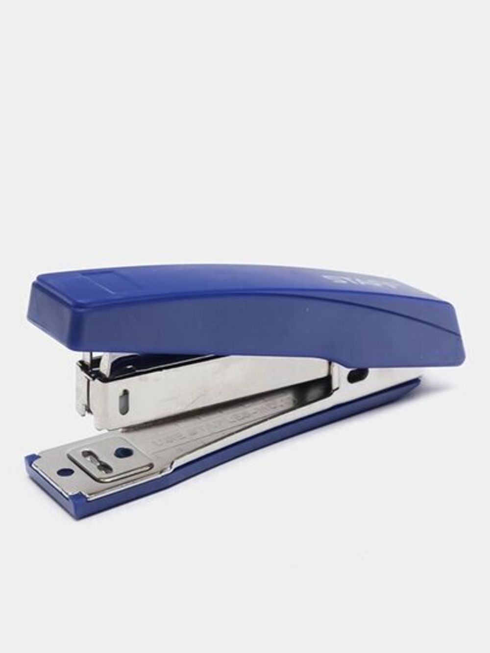 Степлер №10 STAFF "Basic", до 10 листов, с антистеплером, синий, 227405