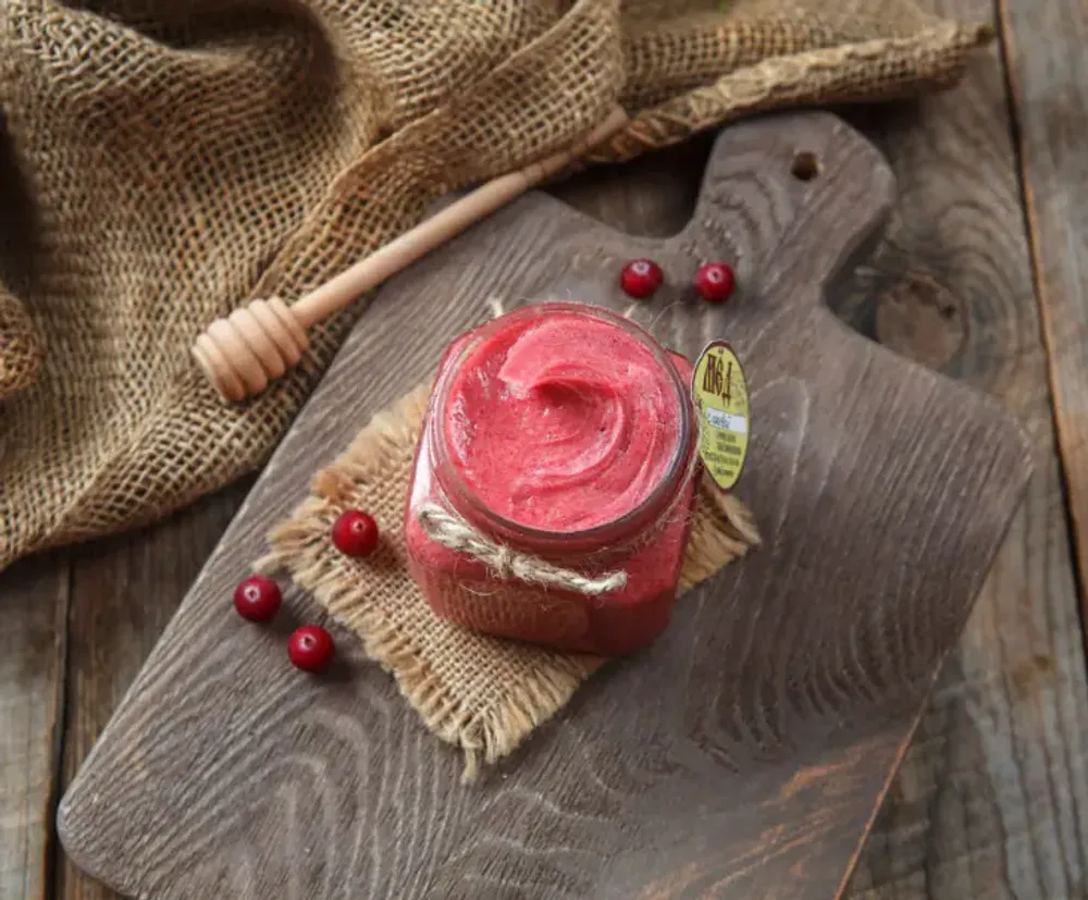 Крем - мёд клюква