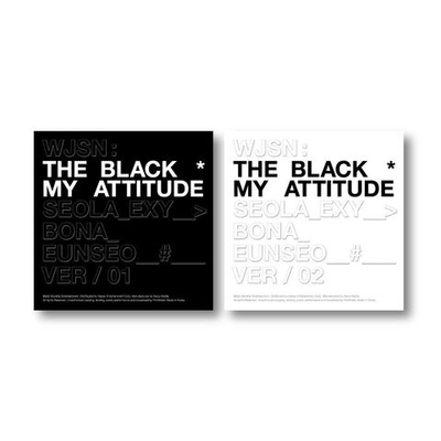 Альбом WJSN The Black - My Attitude 1st Single Album 2 Version SET