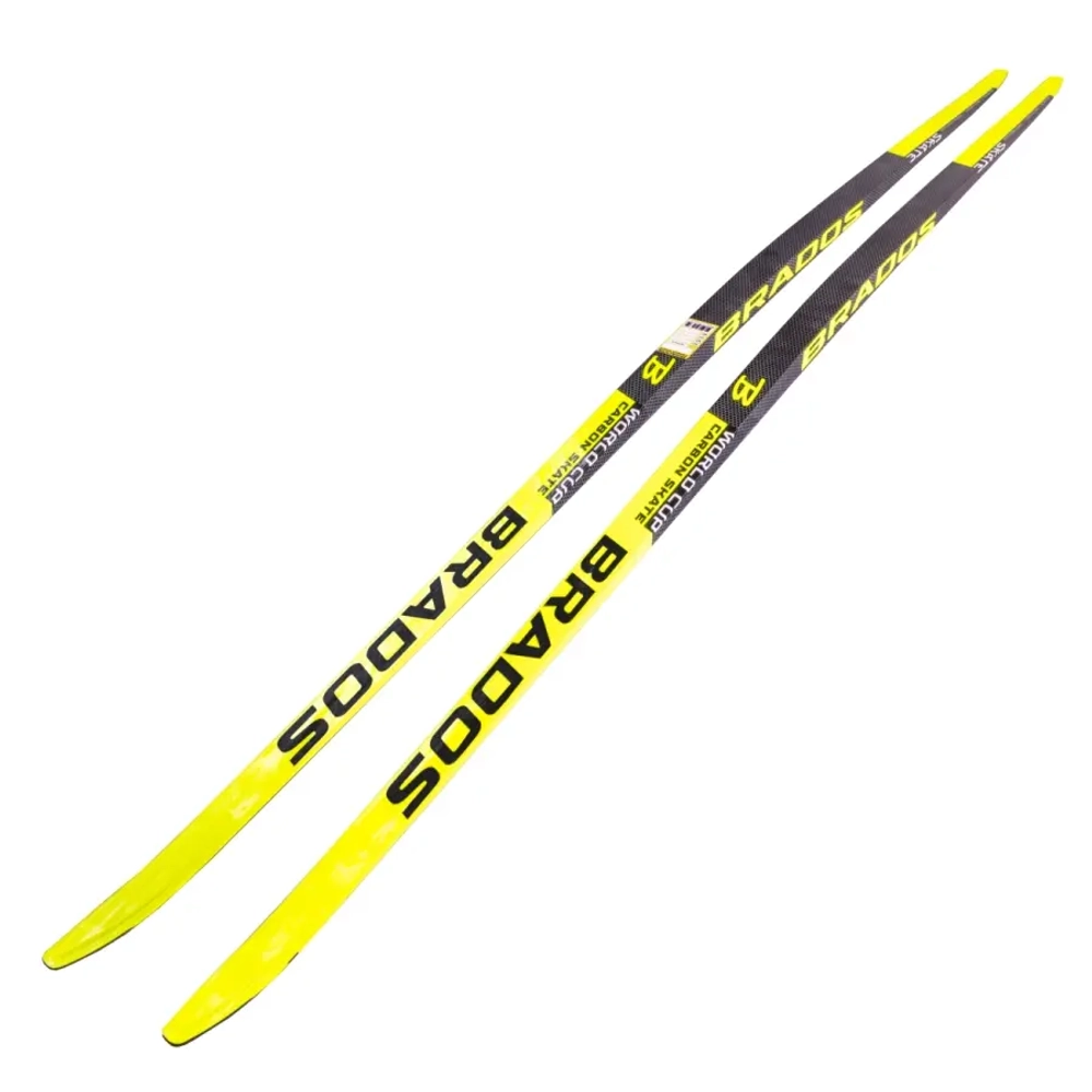 Лыжи беговые Brados Skate Carbon Yellow*