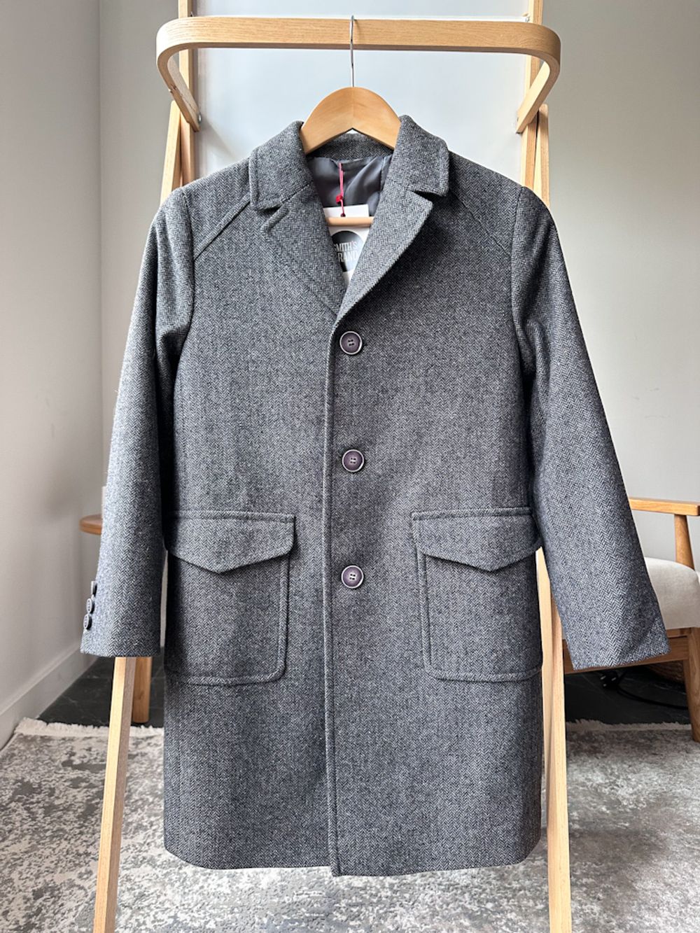 Новое шерстяное пальто Smiths brand, 146