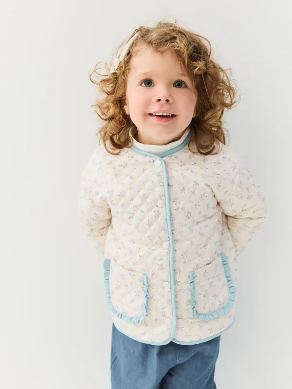 Куртка стеганая на кнопках 