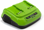 Быстрое зарядное устройство для 2-х аккумуляторов 40V GreenWorks 2938807