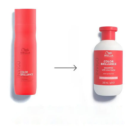 Wella Invigo Color Brilliance - Шампунь для защиты цвета окрашенных жестких волос 300 мл