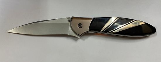 Складной нож Santa Fe Leek SF/JS66PJ с клинком из стали Sandvik™ 14C28N, рукоять нерж.сталь