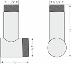 Уголок переходной Сунержа (G 1" НР х G 3/4"НР)