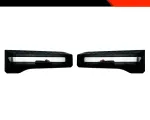 Декоративные накладки на передний бампер Toyota Land Cruiser Prado 250 LC250