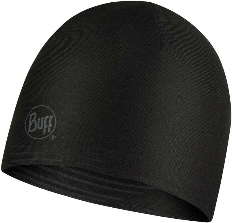 Тонкая теплая спортивная шапка Buff Hat Thermonet Refik Black Фото 3