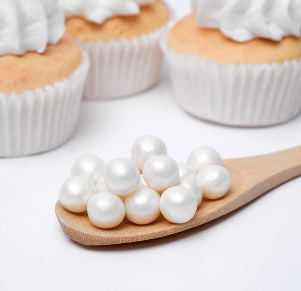 Посыпка рис воздушный "Жемчуг" белый