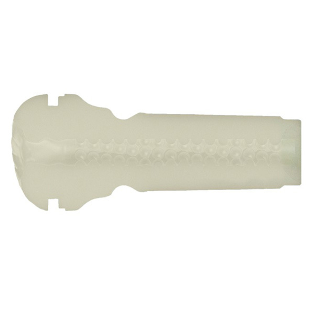 Прозрачно-белый мастурбатор 22,4см (светится в темноте) Kiiroo Feel Glow Stroker