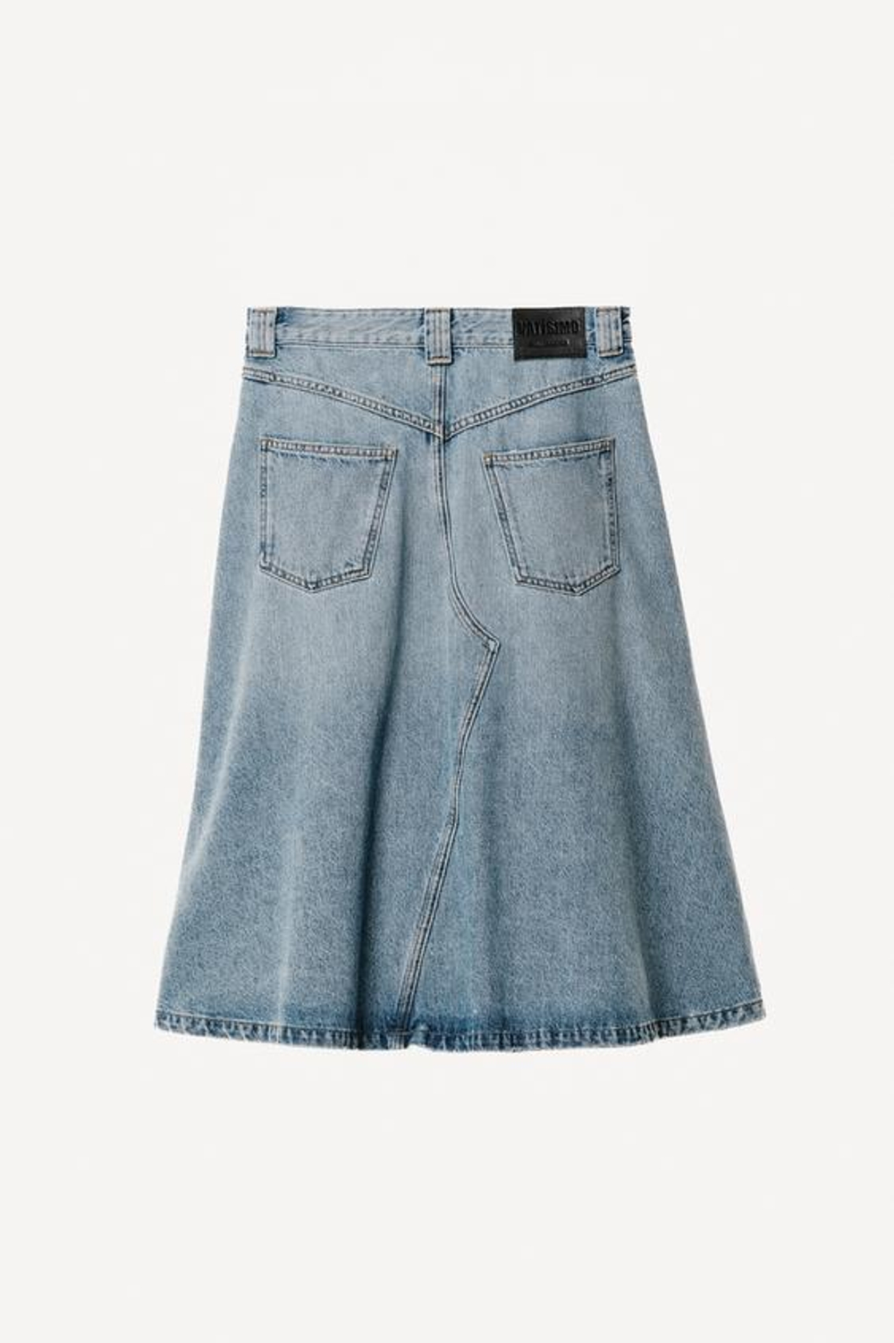 ZARA X WILLY CHAVARRIA ДЖИНСОВАЯ ЮБКА-МИДИ, ГОЛУБОЙ