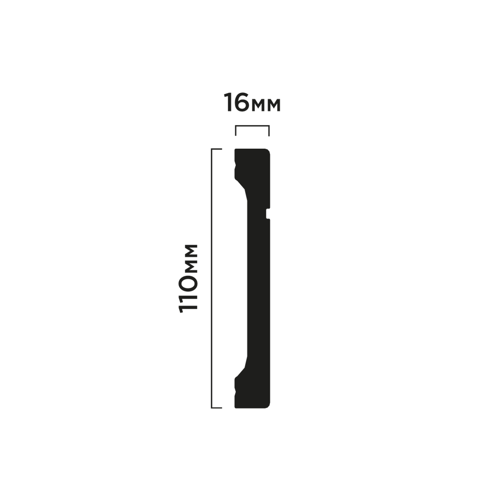 Плинтус B110V1L