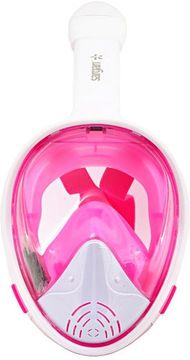 Маска полнолицевая Sargan Планета океан белая/розовая