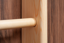 Деревянная шведская стенка (стойка - сосна, поручень 800 мм - береза)