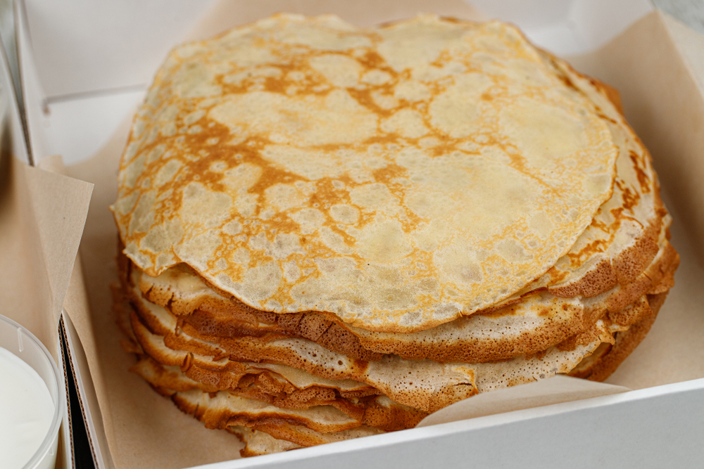 Бокс с блинами и начинками, 20 шт.