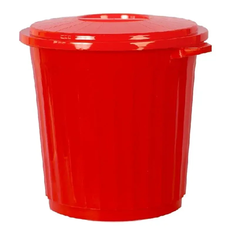 Бак 25л с крышкой (Красный) (комплект 10 шт)
