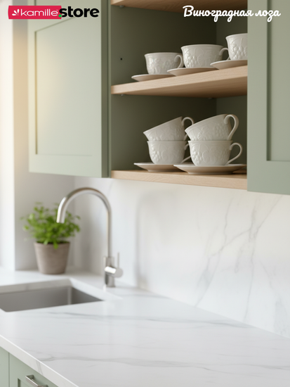 Чайный набор 250 мл. 12 предметов Виноградная лоза