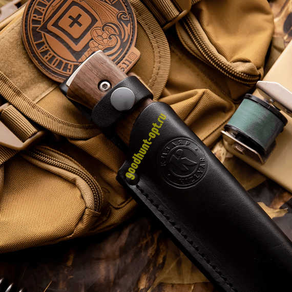 Тактический разделочный нож Стерх 1 AUS-8, рукоять- дерево