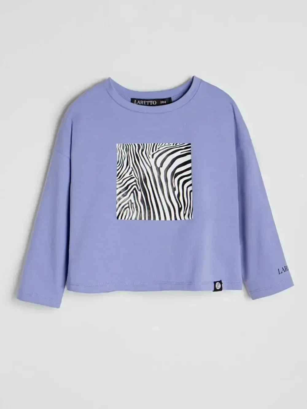 Лонгслив детский с принтом