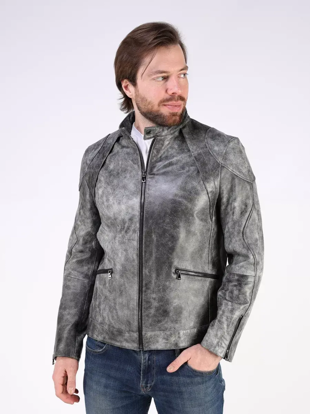 Кожаная куртка демисезонная Турция