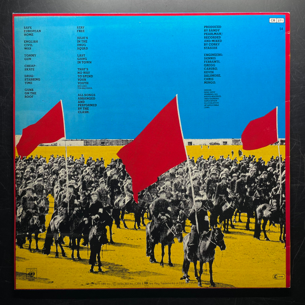The Clash ‎– Give 'Em Enough Rope (Голландия 1979г.)