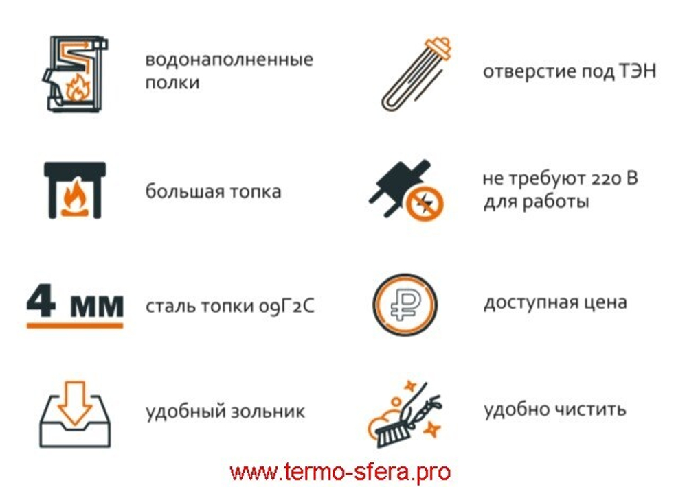 Котел твердотопливный ТЕПЛОВЪ SMART 25