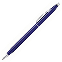Черная шариковая ручка Cross Century Classic Translucent Blue Lacquer