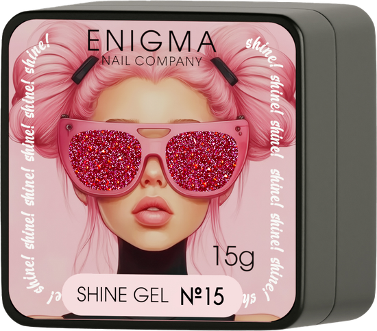 Гель для наращивания ENIGMA Shine gel 15 15g.