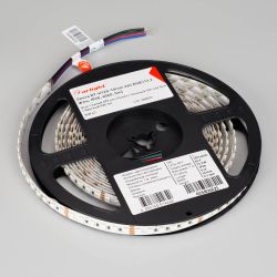 Светодиодная лента RT-G240-12mm 24V RGB (18 W/m, IP20, 3838, 5m) (Arlight, Открытый) 028257(2)