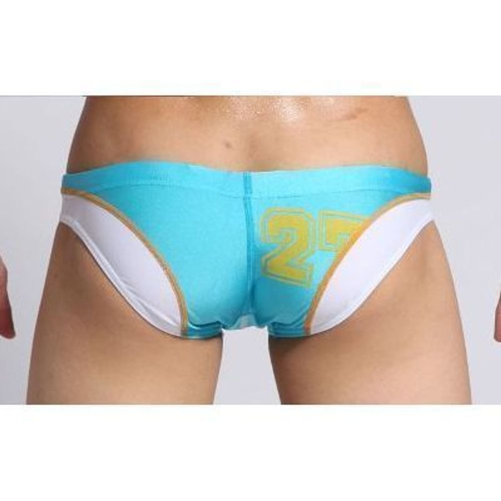 Мужские плавки брифы голубые Seobean Seaside Blue Brief