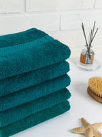 Полотенце махровое, г/к, 40х70, арт. 40-70 BS, 460 гр/м2, цвет: 507-темно-зеленый,