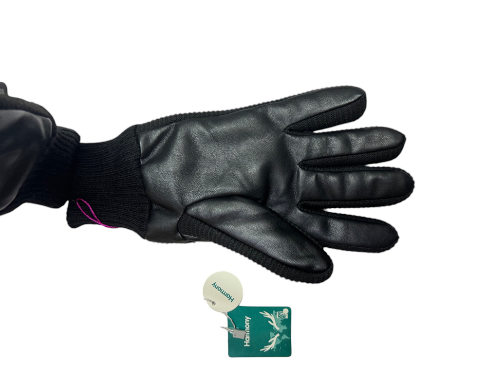 Перчатки. Мужские. Материал верха: Эко кожа. Подклад: Плюш-флис. Толстые.5 шт в упаковке.