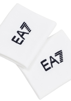 Напульсник теннисный EA7 Tennis W Cuff - white/black