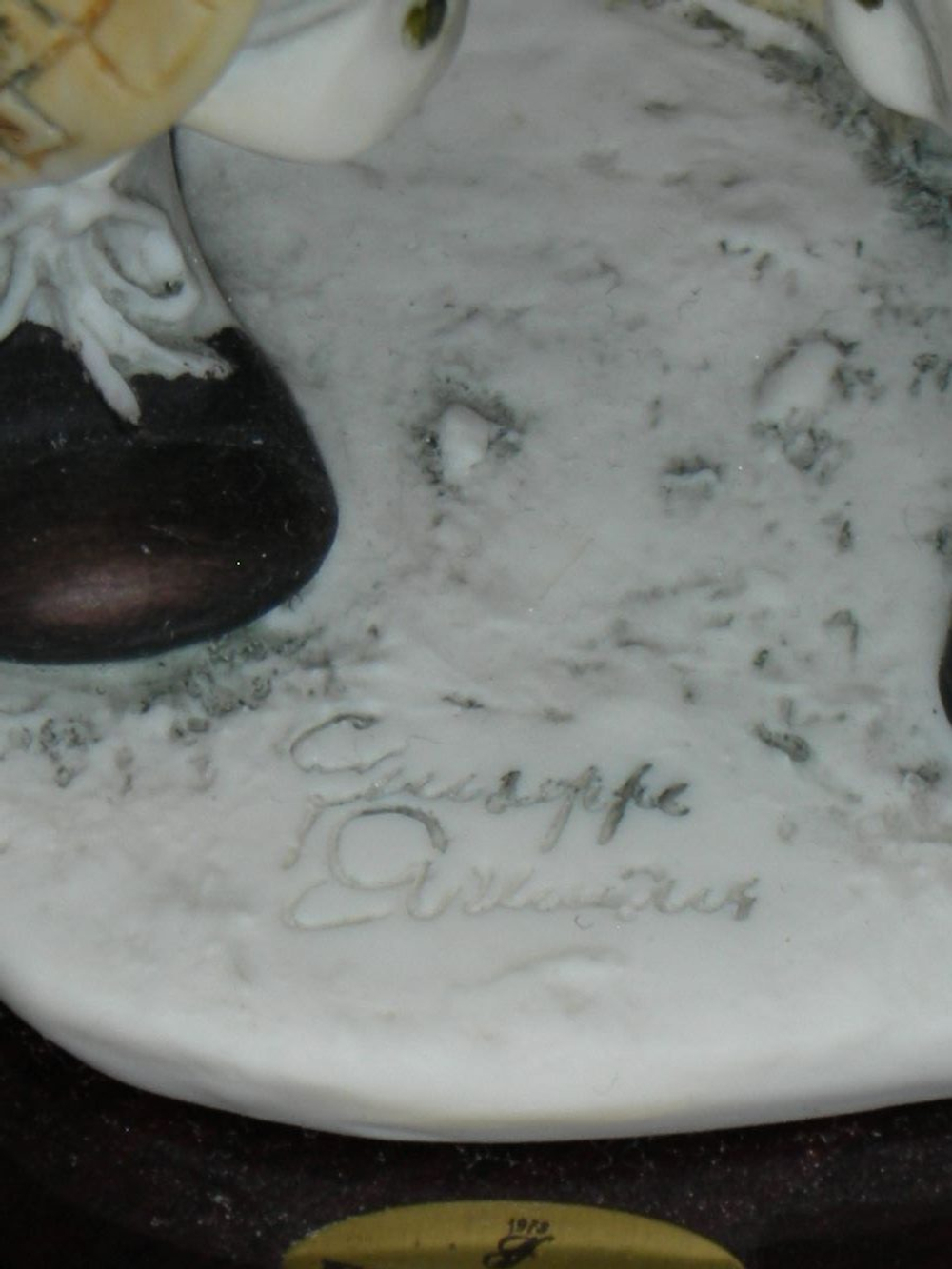Статуэтка. Фарфор. Клоун трубач. Capodimonte. Италия