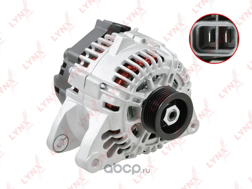 Генератор Hyundai Tucson I (04-) Santa Fe (00) Kia Sportage II (04-) 2.7i 120A (LYNXauto)