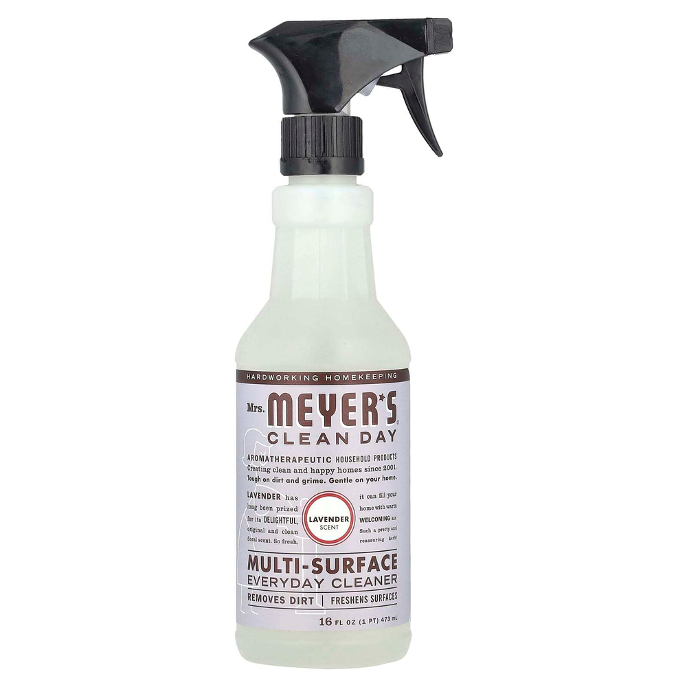 Mrs. Meyers Clean Day, универсальное повседневное чистящее средство, с ароматом лаванды, 473 мл (16 жидк. унций)