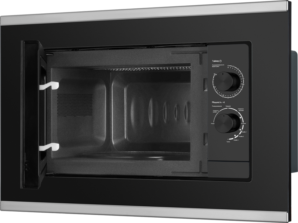Микроволновая печь встраиваемая WEISSGAUFF 20L HMT-2017GRILL BLACK (431798)