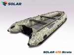 Лодка надувная моторная solar-470 strela jet tunnel