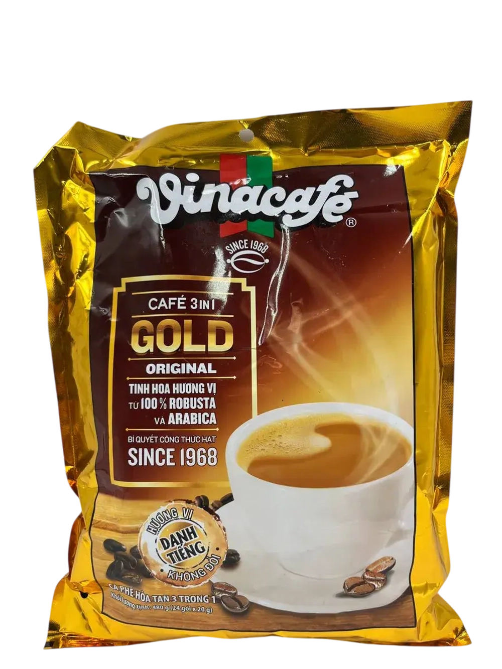Вьетнамский растворимый кофе Gold Original 3в1