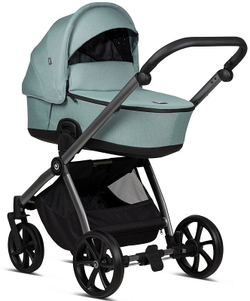 Детская коляска Tutis Mio 3 Plus Essential 3 в 1 с автокреслом Elo Lux EduSky Black 1502243 Turquoise