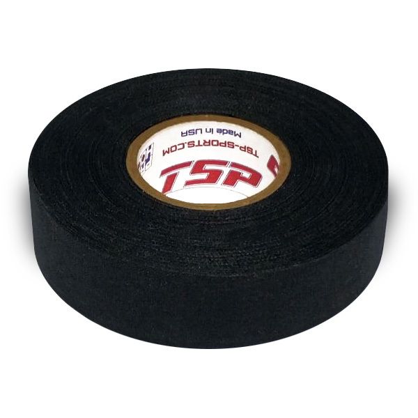 TSP Лента для крюка Cloth Hockey Tape, 24мм x 22,8м (BLACK)