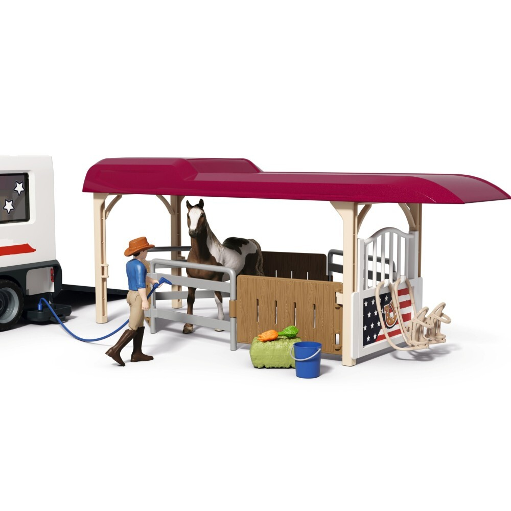Schleich Horse Club - Грузовик с прицепом для лошадей на берегу озера 42705