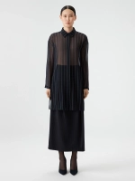 Удлиненная рубашка в полоску OLA OLA