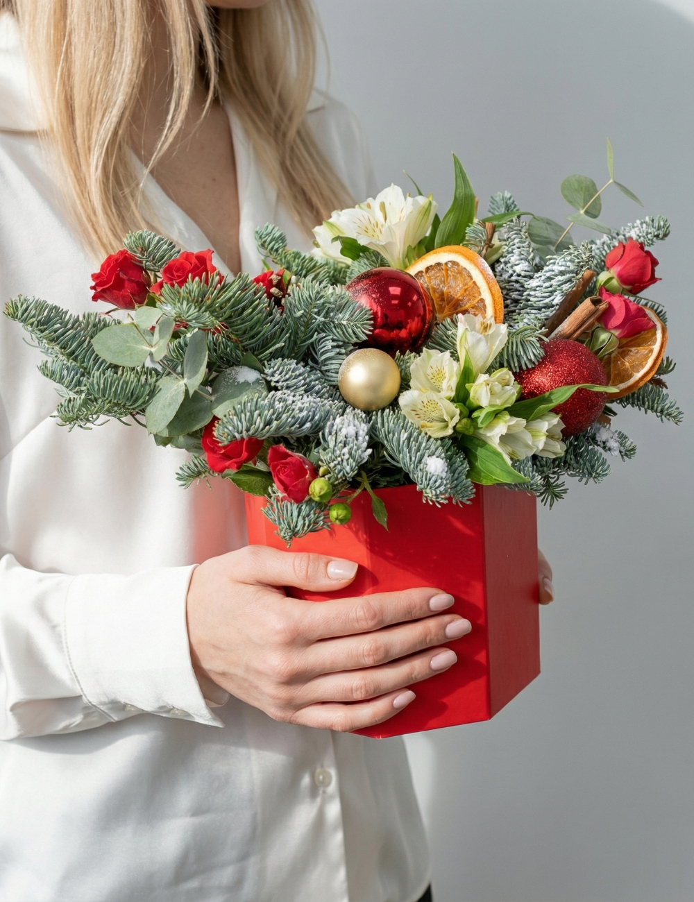 Цветочная композиция «Зимний сад»